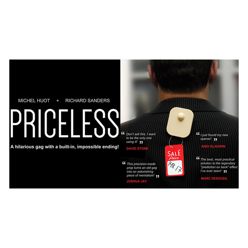 Priceless (Gimmick and Online Instructions) by Michel Huot and Richard Sanders - Trick