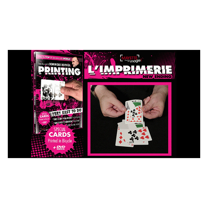 Printing 2.0 with New Ending (Gimmicks and Online Instructions) by Dominique Duvivier - Trick