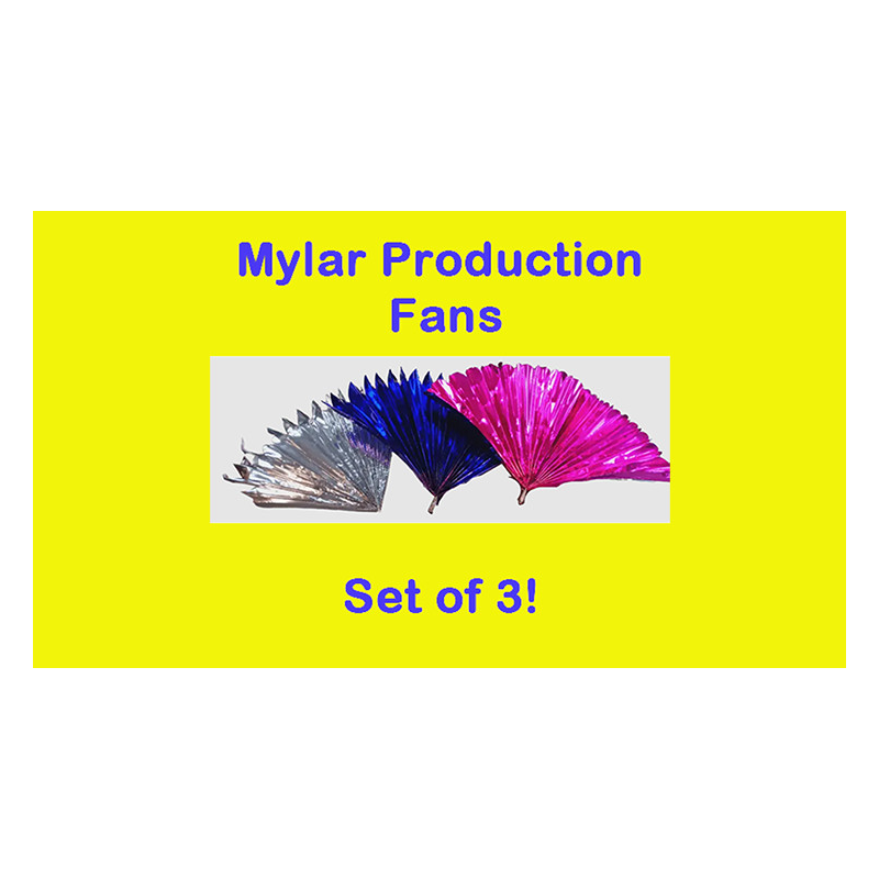 Mylar Production Fans (Set of 3)