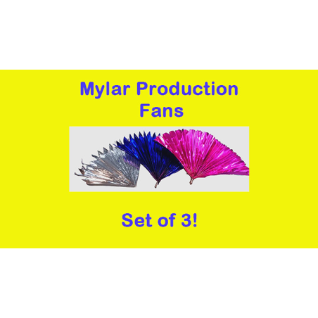 Mylar Production Fans (Set of 3)