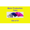 Mylar Production Fans (Set of 3)