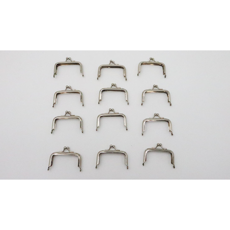 Purse Frames (Silver, 12 in one pack) Goshman