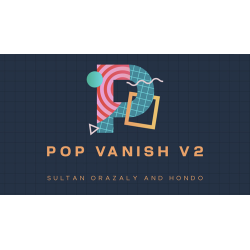 Pop Vanish 2 BLUE (Gimmicks and Online Instruction) by Sultan Orazaly and Hondo - Trick