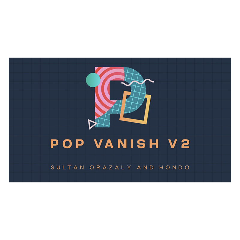 Pop Vanish 2 BLUE (Gimmicks and Online Instruction) by Sultan Orazaly and Hondo - Trick