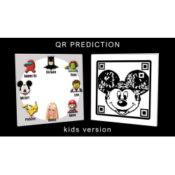 QR PREDICTION MICKEY (Gimmicks and Online Instructions) by Gustavo Raley - Trick