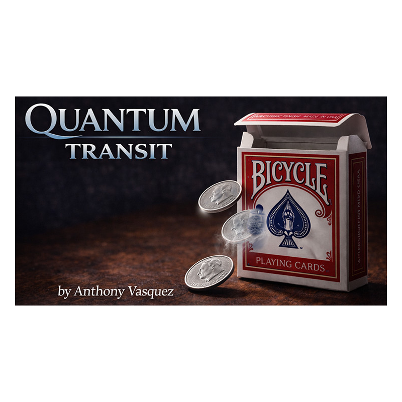 Quantum Transit (Red) by Anthony Vasquez
