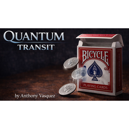 Quantum Transit (Red) by Anthony Vasquez