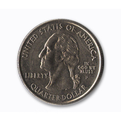 Quarter Dollar Coin Normal one roll of 40 coins