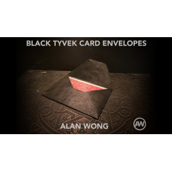Black Tyvek Card Envelopes (10 pk) by Alan Wong - Trick