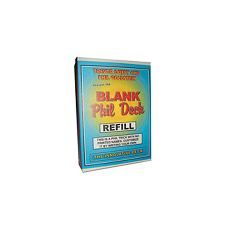 Refill for Blank Phil Deck by Trevor Duffy - Tricks