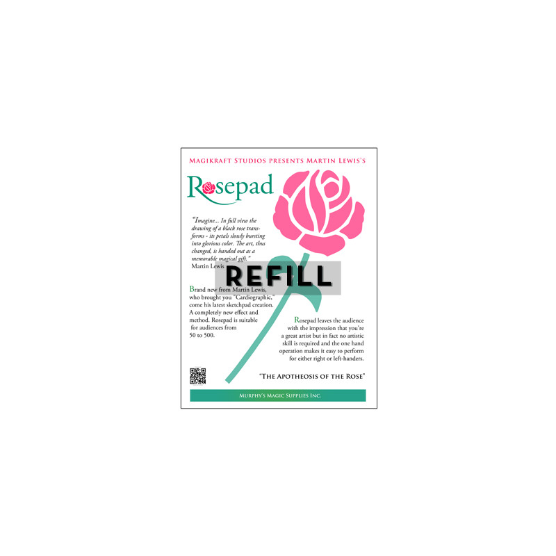 The Rose Pad REFILL by Martin Lewis - Trick