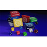 Regular Dice Set (9 Normal Dice) by IARVEL Magic (Black)