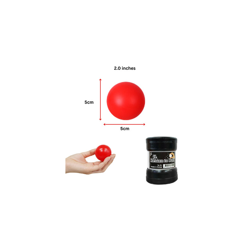 Return Ball (Red, 2") by JL Magic