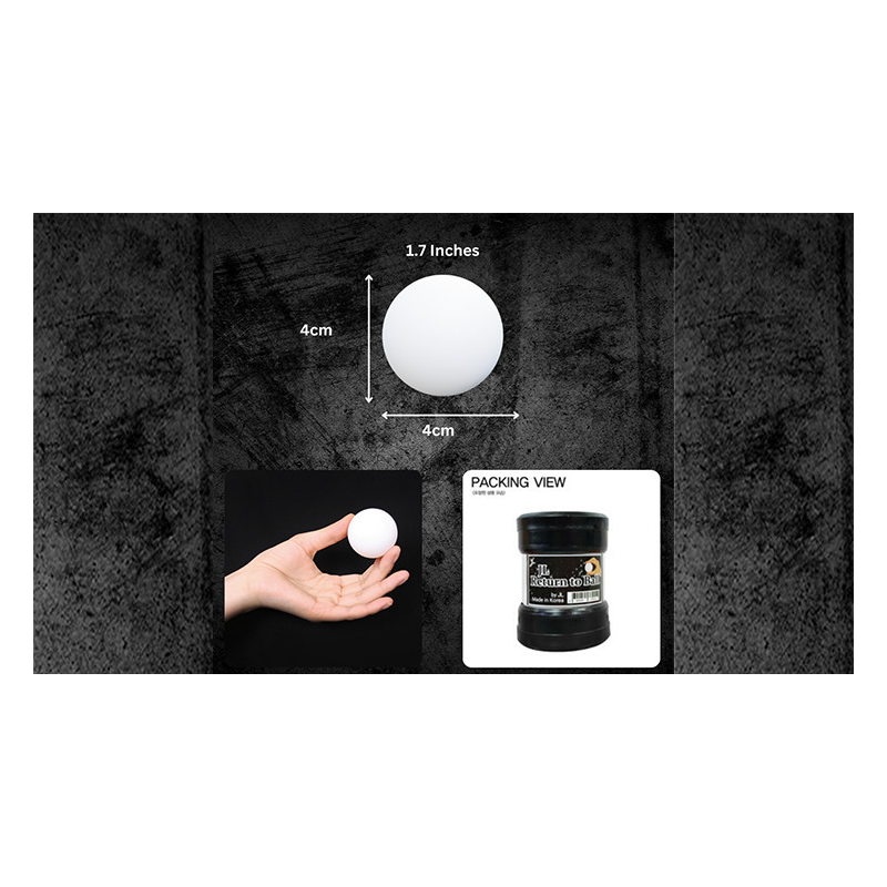 Return Ball (White, 1.7") by JL Magic