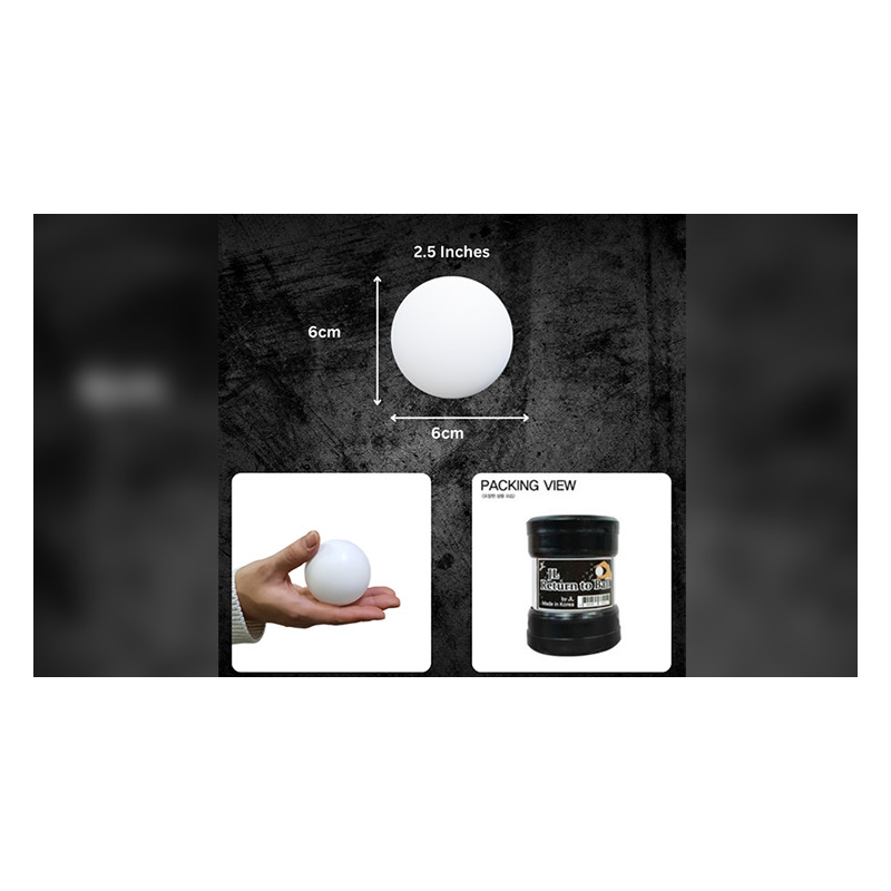 Return Ball (White, 2.5") by JL Magic