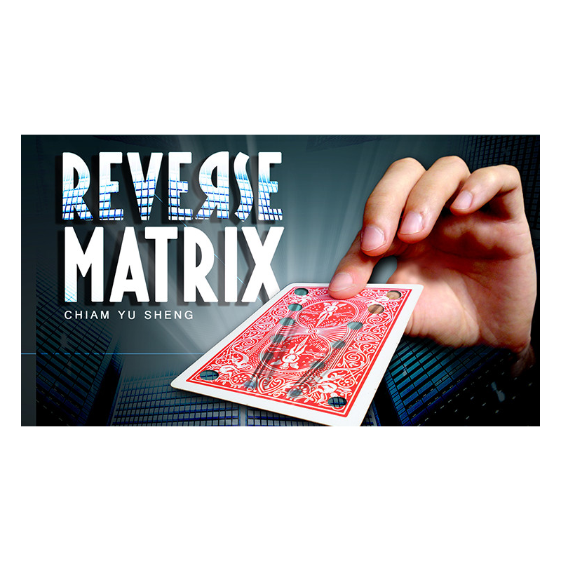 REVERSE MATRIX RED (Gimmicks and Online Instructions) by Chiam Yu Sheng - Trick