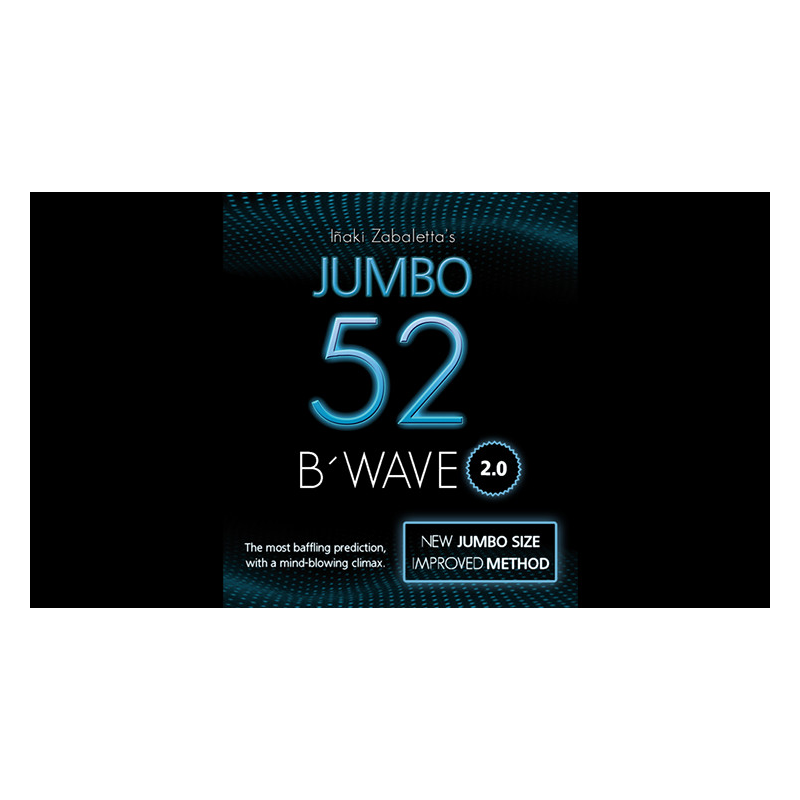 52 B Wave Jumbo 2.0 (Gimmicks and Online Instructions) by Vernet Magic - Trick