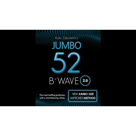 52 B Wave Jumbo 2.0 (Gimmicks and Online Instructions) by Vernet Magic - Trick