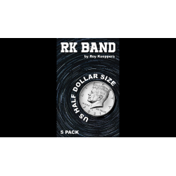 RK Bands Half Dollar Size For Flipper coins (5 per package) - Trick