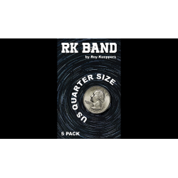 RK Bands Quarter Dollar Size For Flipper coins (5 per package) - Trick
