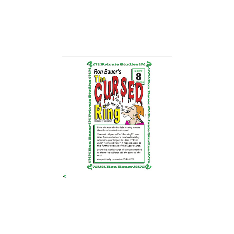 Ron Bauer Series: No.8 - The Cursed Ring