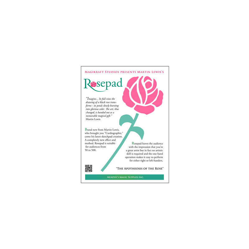The Rose Pad (complete kit) by Martin Lewis - Trick