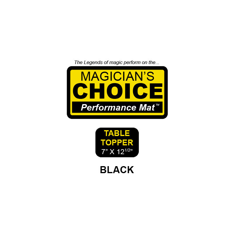 Table Topper Close-Up Mat (BLACK - 7x12.5) by Ronjo - Trick