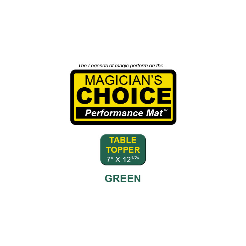 Table Topper Close-Up Mat (GREEN - 7x12.5) by Ronjo - Trick