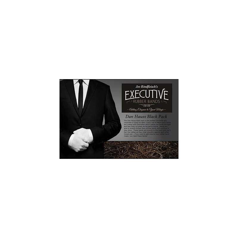 Joe Rindfleisch's Executive Rubber Bands (Dan Hauss - Black Pack) by Joe Rindfleisch - Trick