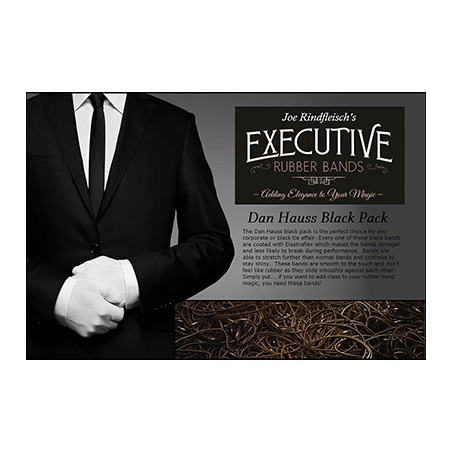 Joe Rindfleisch's Executive Rubber Bands (Dan Hauss - Black Pack) by Joe Rindfleisch - Trick
