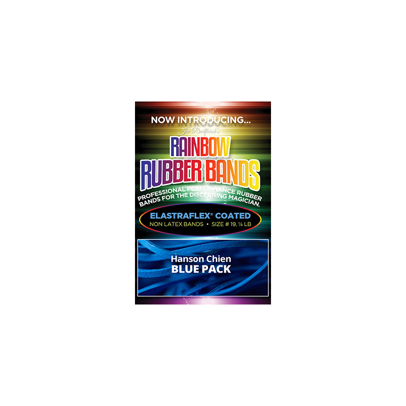 Joe Rindfleisch's Rainbow Rubber Bands (Hanson Chien - Blue Pack) by Joe Rindfleisch - Trick