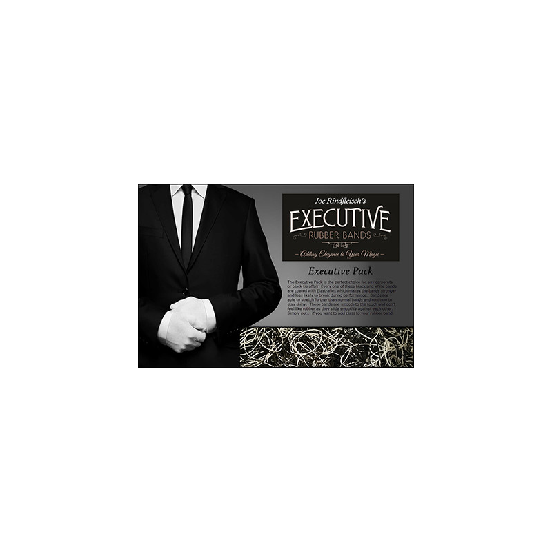 Joe Rindfleisch's Executive Rubber Bands (B and W Combo) by Joe Rindfleisch - Trick