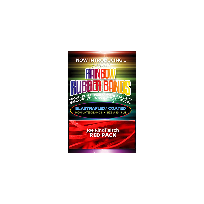 Joe Rindfleisch's Rainbow Rubber Bands (Joe Rindfleisch - Red Pack) by Joe Rindfleisch - Trick