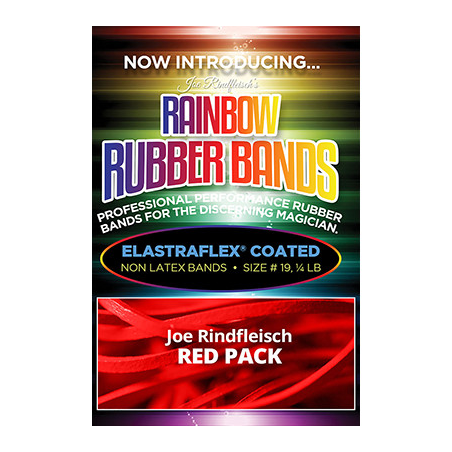 Joe Rindfleisch's Rainbow Rubber Bands (Joe Rindfleisch - Red Pack) by Joe Rindfleisch - Trick