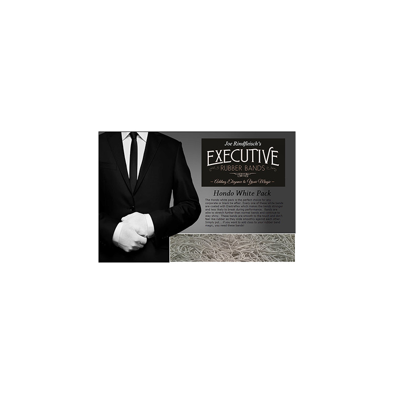 Joe Rindfleisch's Executive Rubber Bands (Hondo - White Pack) by Joe Rindfleisch - Trick