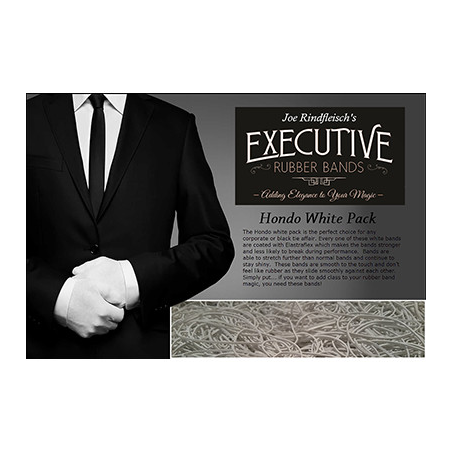 Joe Rindfleisch's Executive Rubber Bands (Hondo - White Pack) by Joe Rindfleisch - Trick