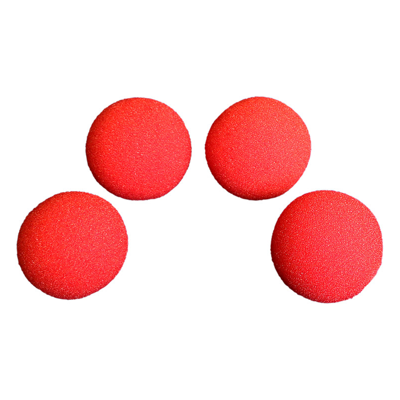 2 3/4 inch Pro Sponge Ball (Red) Pack of 4 from Magic by Gosh
