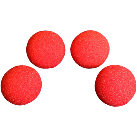 2 3/4 inch Pro Sponge Ball (Red) Pack of 4 from Magic by Gosh