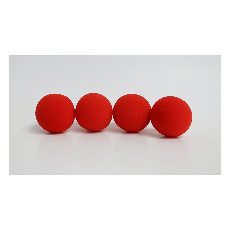 2 inch PRO Sponge Ball (Red) Bag of 4 from Magic by Gosh
