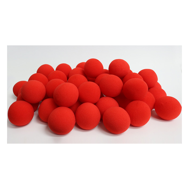 2 inch PRO Sponge Ball (Red) Bag of 50 from Magic by Gosh