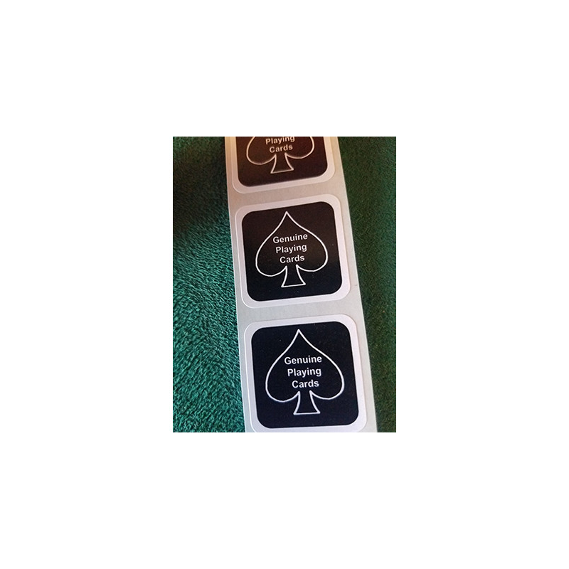 BLACK New Deck Stickers (100 SEALS)