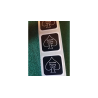 BLACK New Deck Stickers (100 SEALS)