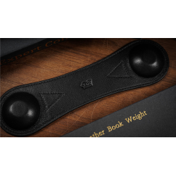 Leather Book Weight (Black) by TCC Presents