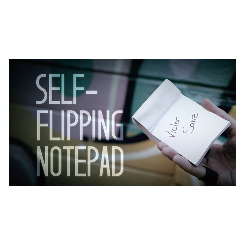 Self-Flipping Notepad (DVD and Gimmick) by Victor Sanz - DVD
