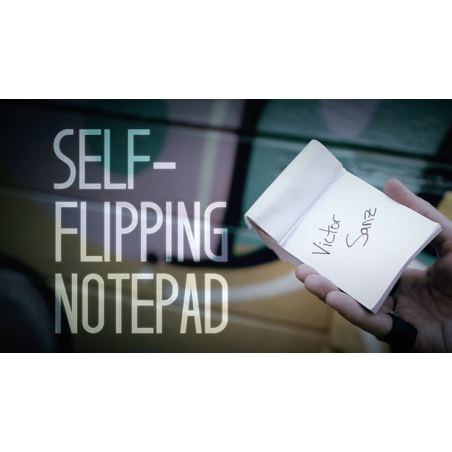 Self-Flipping Notepad (DVD and Gimmick) by Victor Sanz - DVD