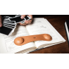 Leather Book Weight (Brown) by TCC Presents