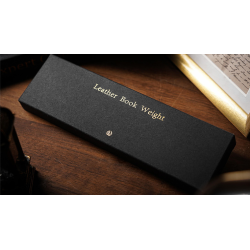 Leather Book Weight (Brown) by TCC Presents