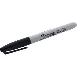 (Ungimmicked) Fine-Tip Sharpie (Black) box of 12 by Murphy's Magic Supplies - Trick