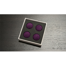 Shining Crochet Balls (Dark Purple) by JT Magic