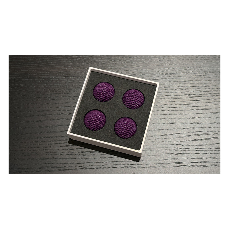 Shining Crochet Balls (Dark Purple) by JT Magic